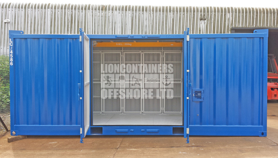 20ft DNV Offshore Container with Shelving and Electrics Case Study